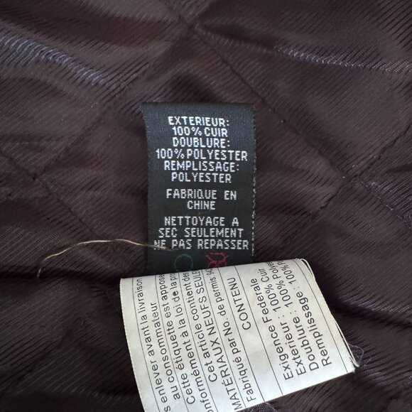 Nylon by Dex - Long Brown Leather Coat with Belt - Picture 14 of 15